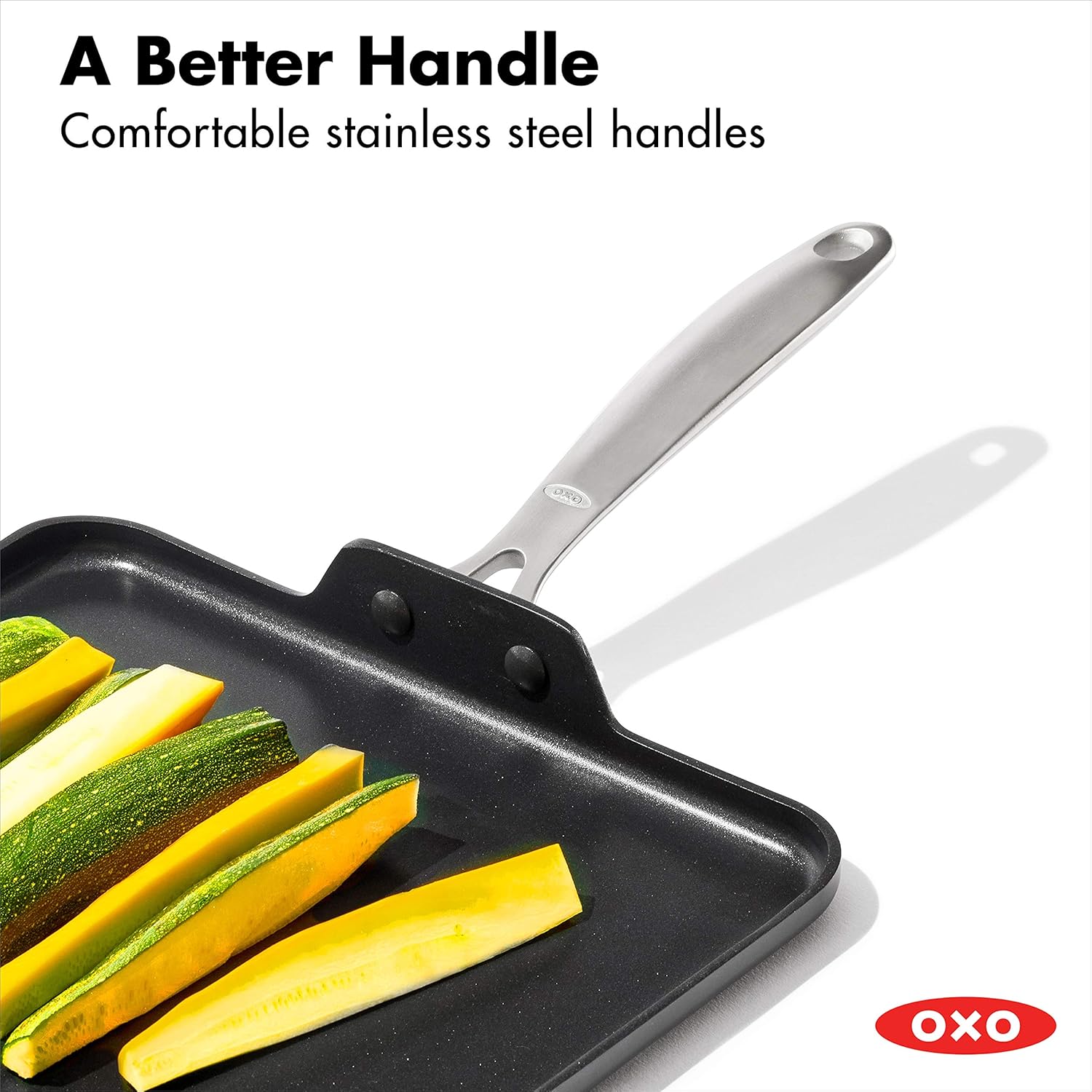 OXO Good Grips Pro Nonstick Pan, Pancake Pan/Griddle Pan, 11
