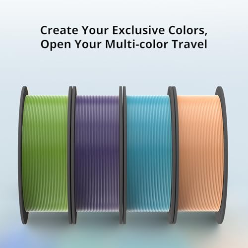 ANYCUBIC PLA+ 3D Printer Filament Bundle, PLA Plus 1.75mm Dimensional Accuracy +/- 0.02mm, Fit Most FDM 3D Printers, 1KG Spool, 2KG Gray+Gray