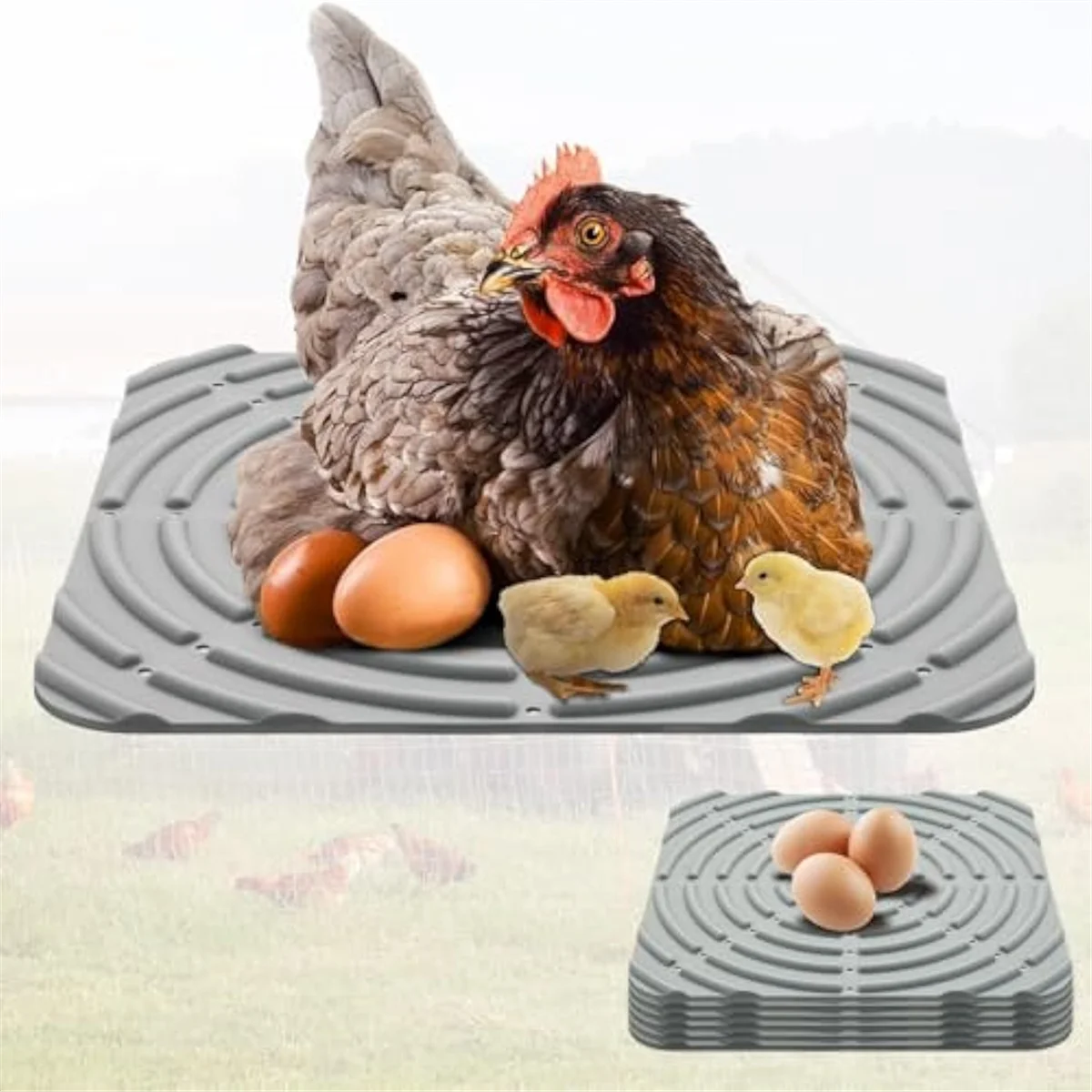 Chicken Coop Box Mat, Washable Laying Chicken Coop Mat Chicken Coop Box Lining