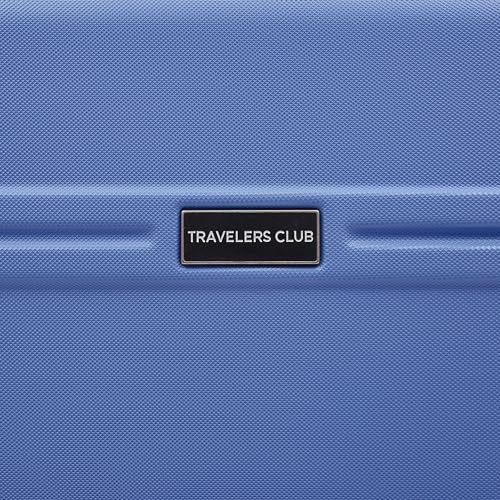 Travelers Club Skyline Spinner Luggage, Gray, 22-Inch Carry-On