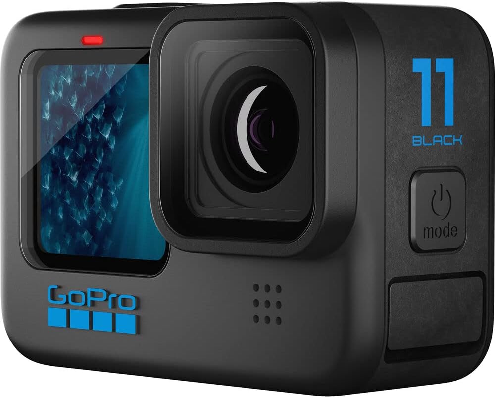 GoPro HERO11 (Hero 11) Black - Waterproof Action Camera with 5.3K Ultra HD Video, 27MP Photos, 1/1.9