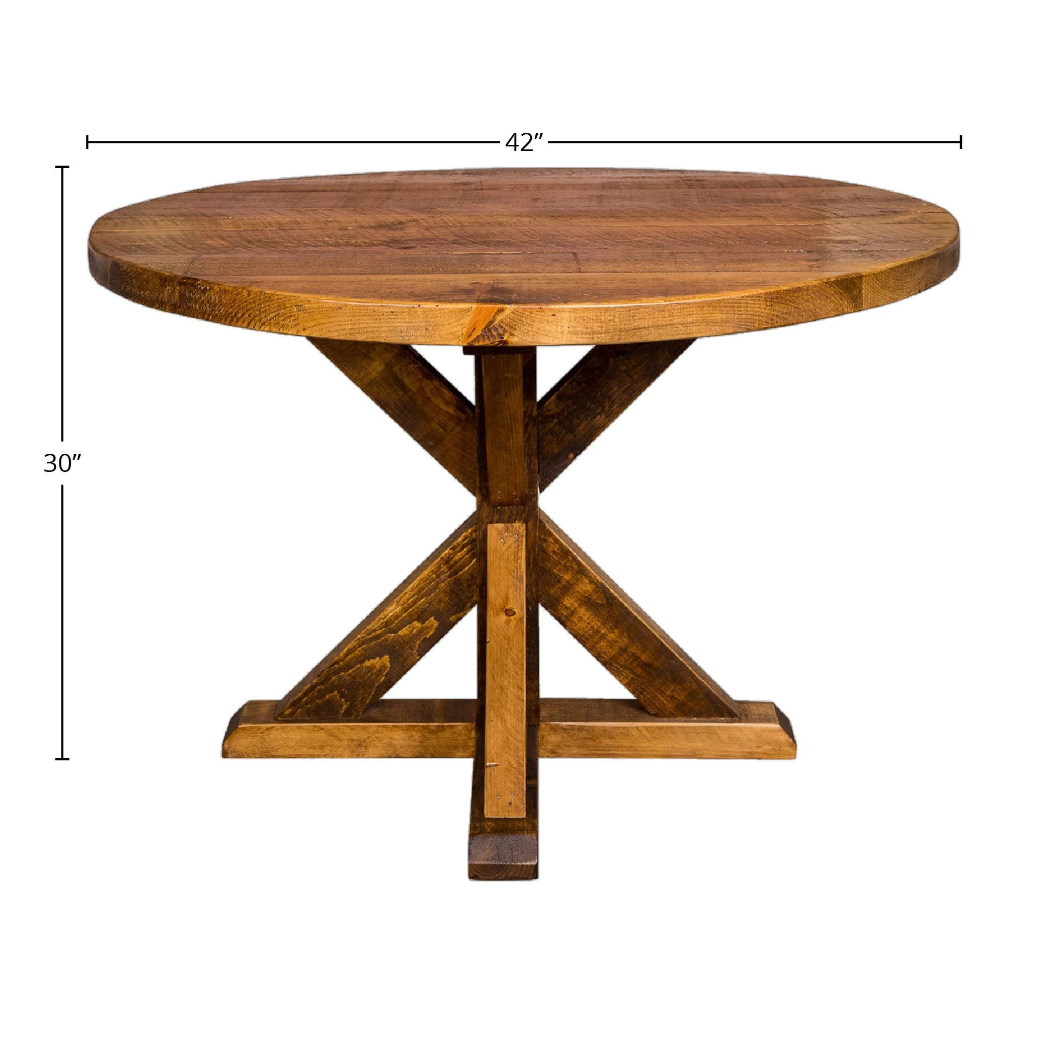 Napa East Mill and Foundry Solid Wood Farm Table in Early American/Natural