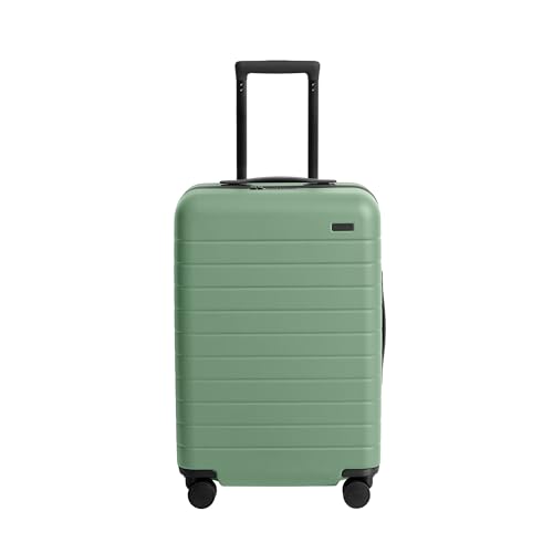 Away Bigger Carry-On Luggage, Lightweight Hardside Large Suitcase with Spinner Wheels, TSA Lock, Airline Approved, Navy Blue