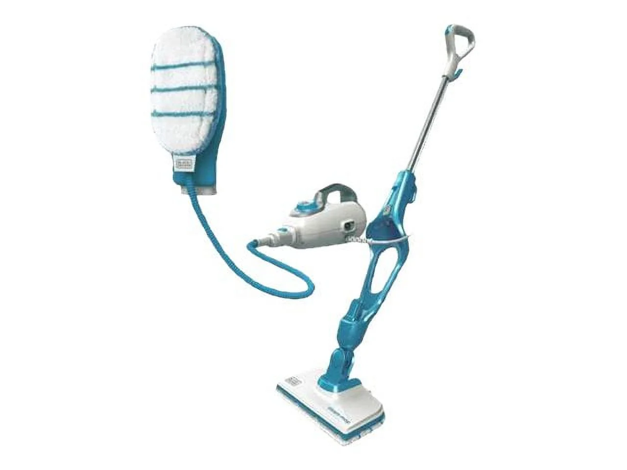 Black and Decker HSMC1361SGP 7-in-1 SteamMop W/ SteamGlove Handheld Steamer