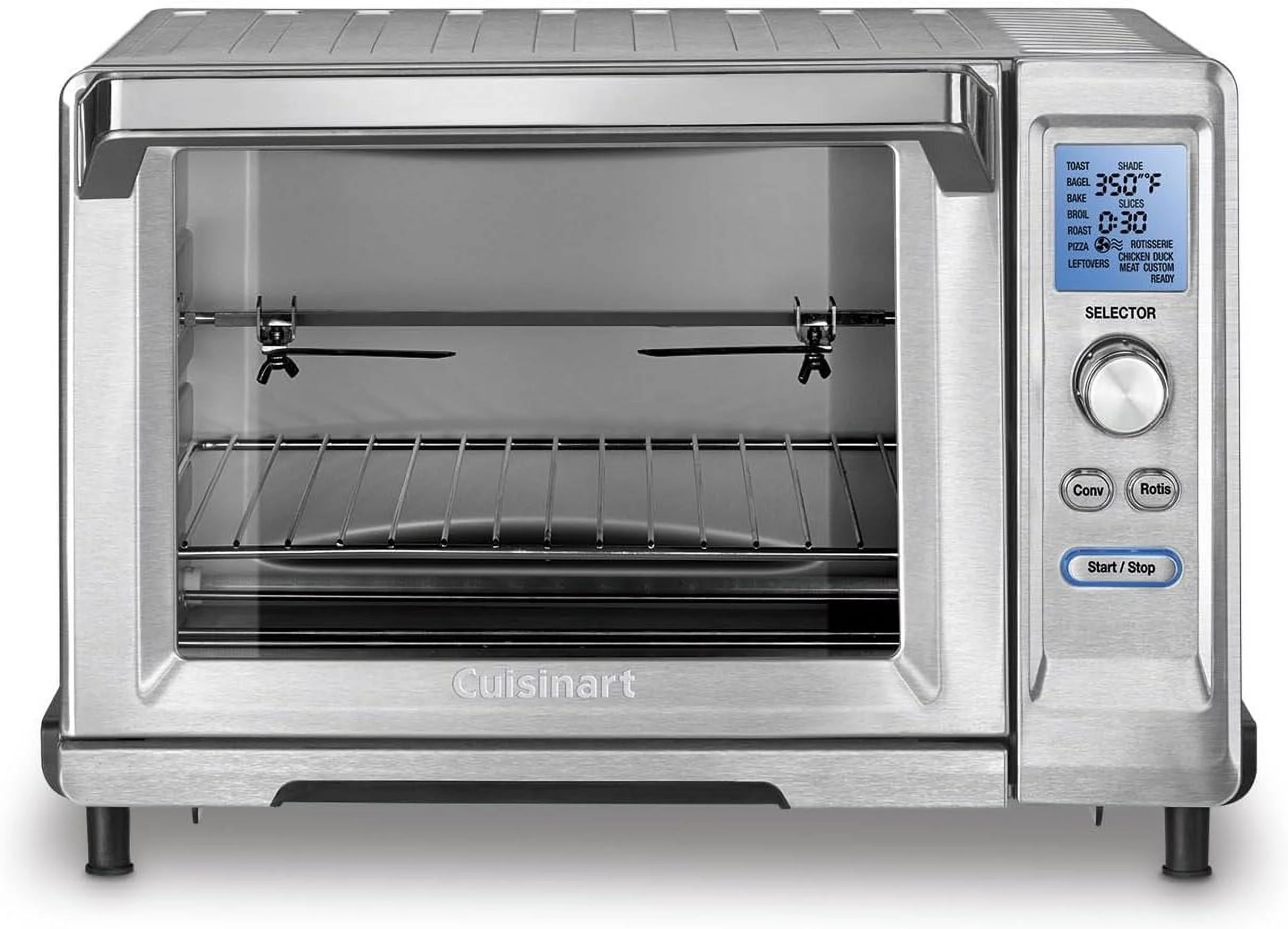 Restored Cuisinart TOB-200FR Rotisserie Convection Toaster Oven, Stainless Steel - Certified Refurbished