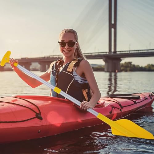 2Pcs Telescopic Kayak Paddle Rafting Boat Paddle Canoe Oars Plastic Aluminum Alloy Boat Oars