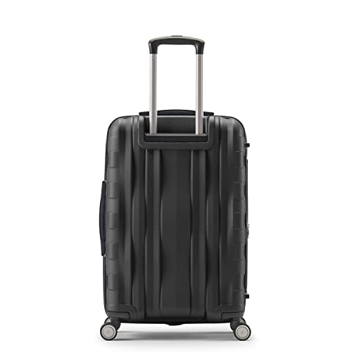 Samsonite Winfield 2 Hardside Expandable Luggage with Spinner Wheels, Brushed Anthracite, Checked-Large 28-Inch