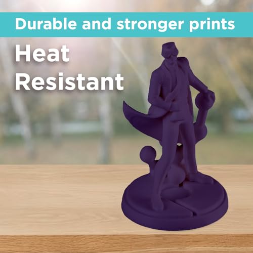 Polymaker ABS Filament 1.75mm Black, ABS 3D Printer Filament 1.75mm Heat Resistant 1kg - PolyLite ABS 3D Printing Filament 1.75mm, Strong & Durable, Dimensional Accuracy +/- 0.03mm