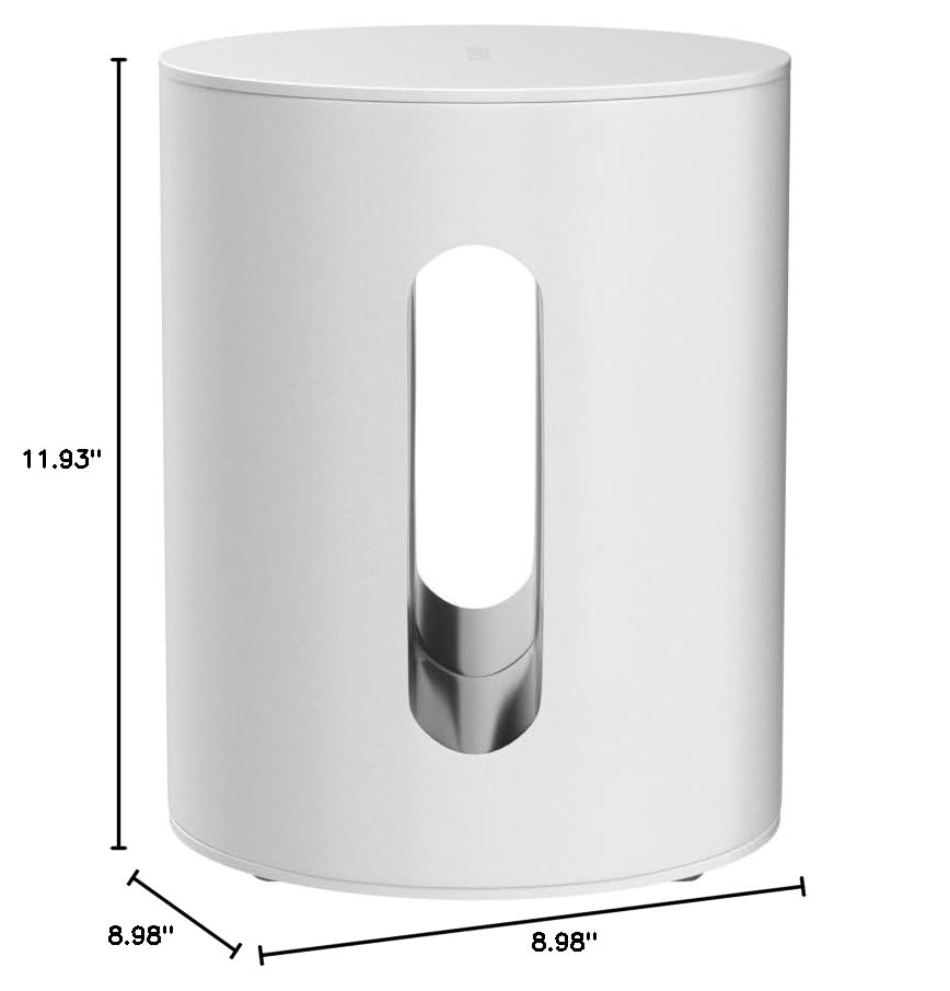 Sonos Sub Mini - Black - Compact Wireless Subwoofer