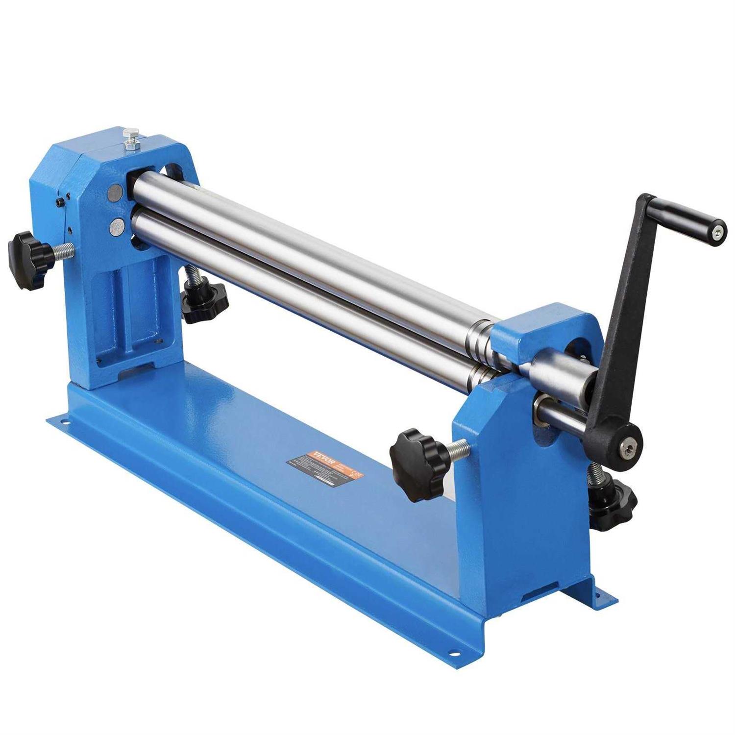 VEVOR Slip Roll Machine Forming Width Gauge Capacity Sheet Metal Slip Roller Rolling Bending Machine with 2 Detachable Rollers - Shop Hardware Tools Online Store