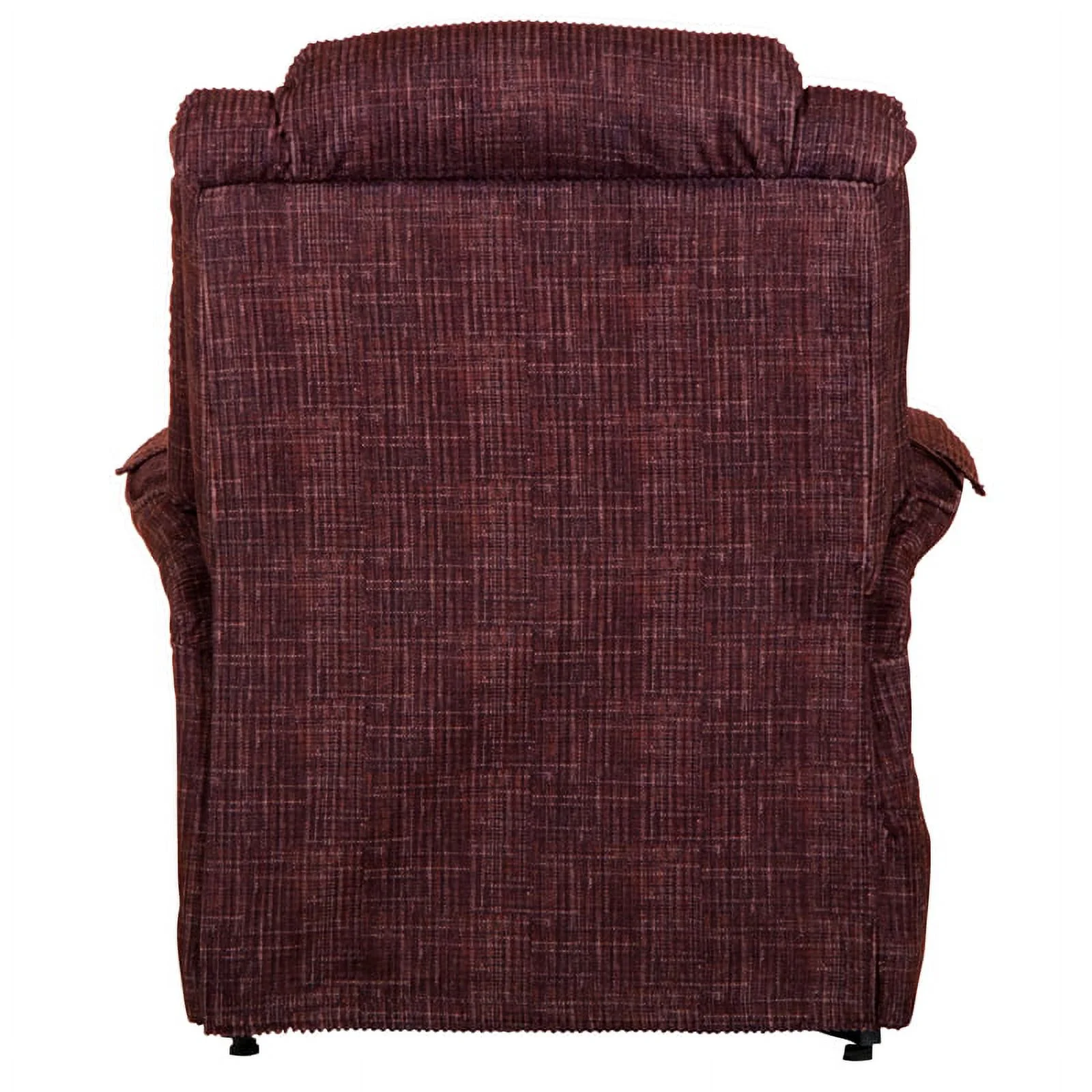 Catnapper Buckner Power Lift Assist Recliner in Red Polyester Fabric