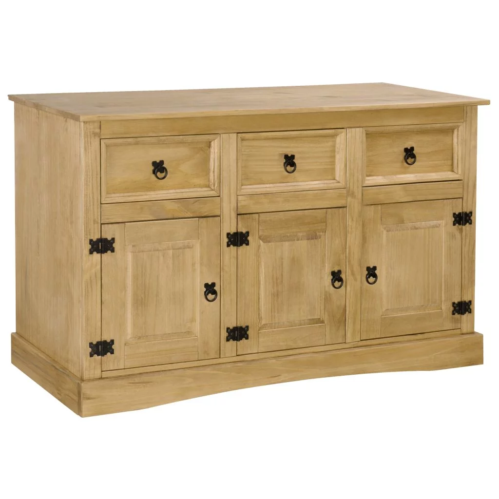 Festnight Sideboard Solid Mexican Pinewood Corona 52