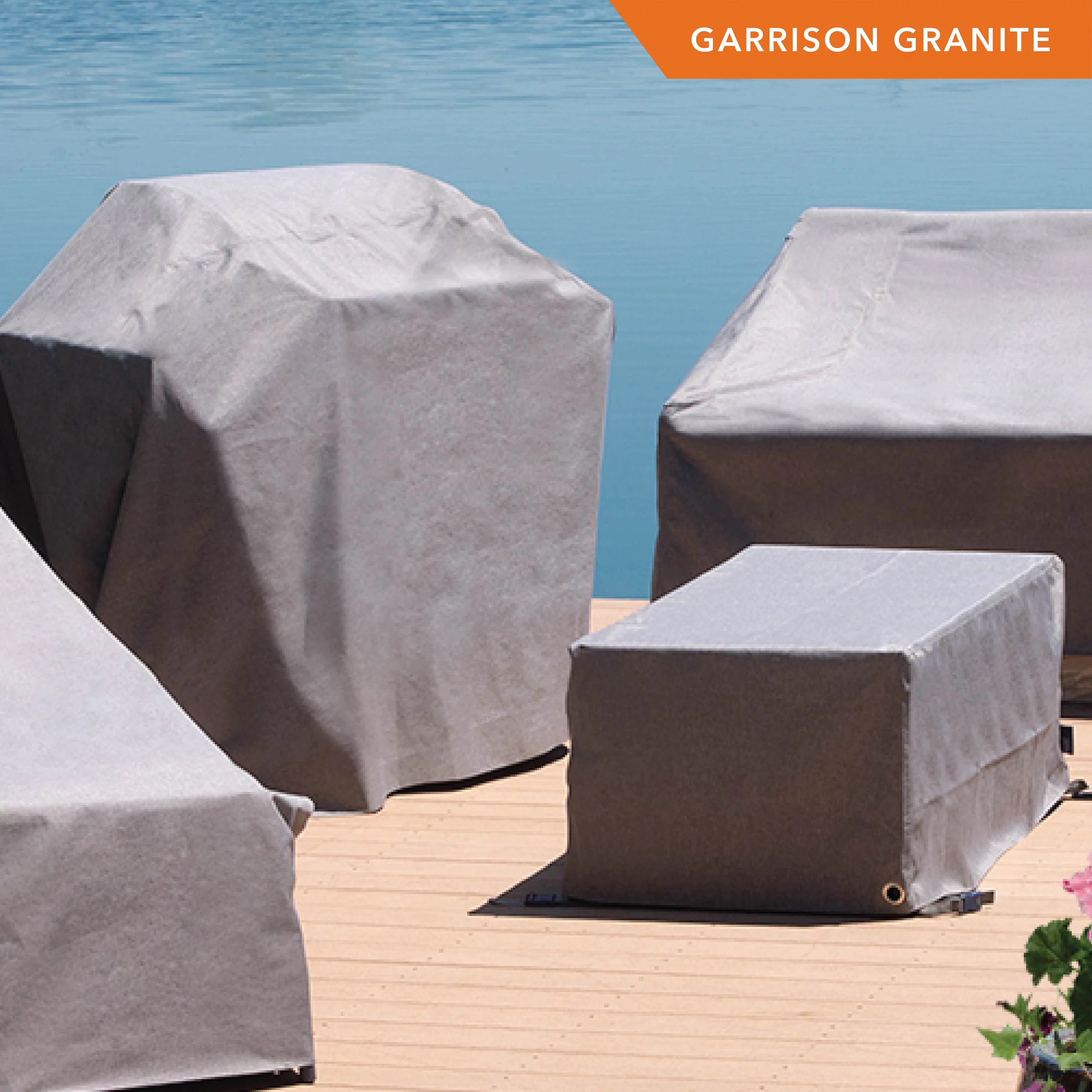 Modern Leisure Garrison Patio Loveseat Cover, Waterproof, Small, 55