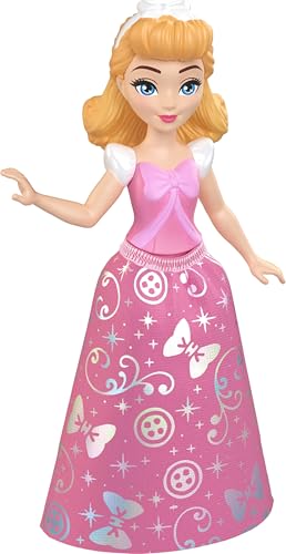 Mattel Disney Princess & Friends Set with 5 Posable Small Dolls in Removable Skirts or Pants & 5 Friend Figures, Inspired by The Disney Movies
