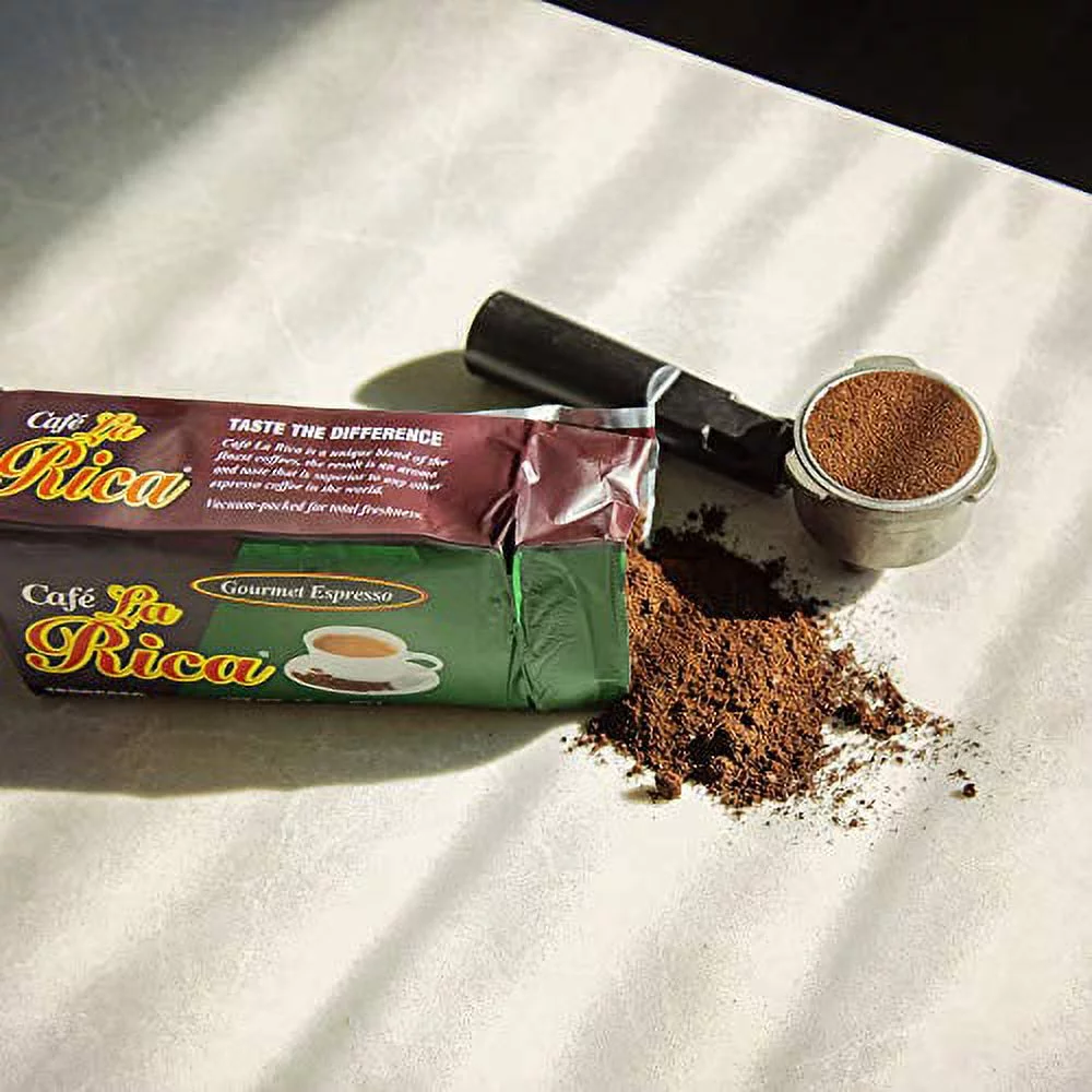 Cafe La Rica Gourmet Espresso, 10 Ounce (Pack of 12)