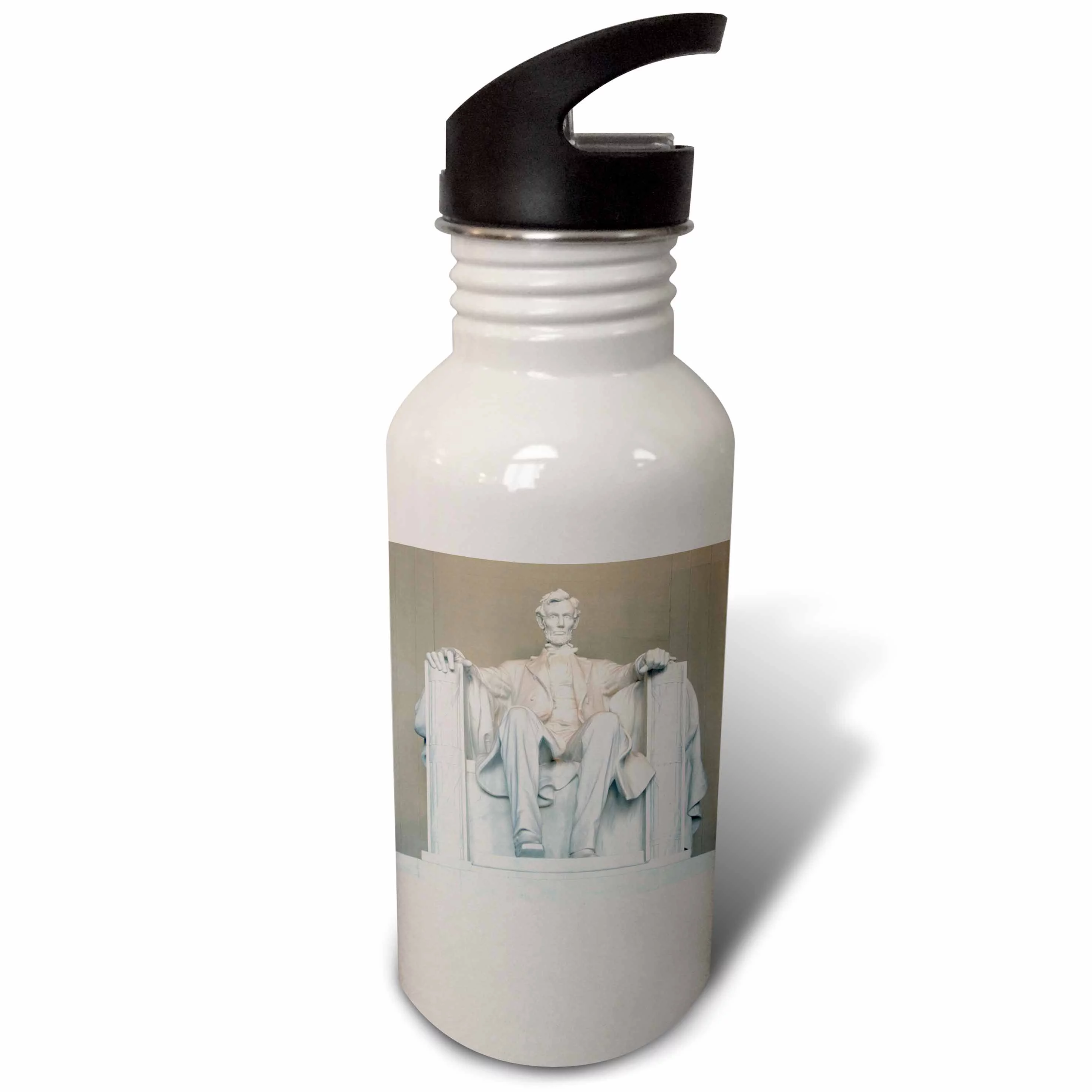 Abraham Lincoln Memorial, Washington DC - US09 RKL0011 - Raymond Klass 21 oz Sports Water Bottle wb-88995-1