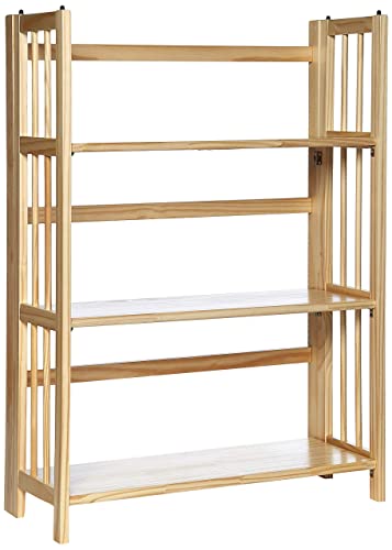 Casual Home 3 Shelf Folding Bookcase, 27.5