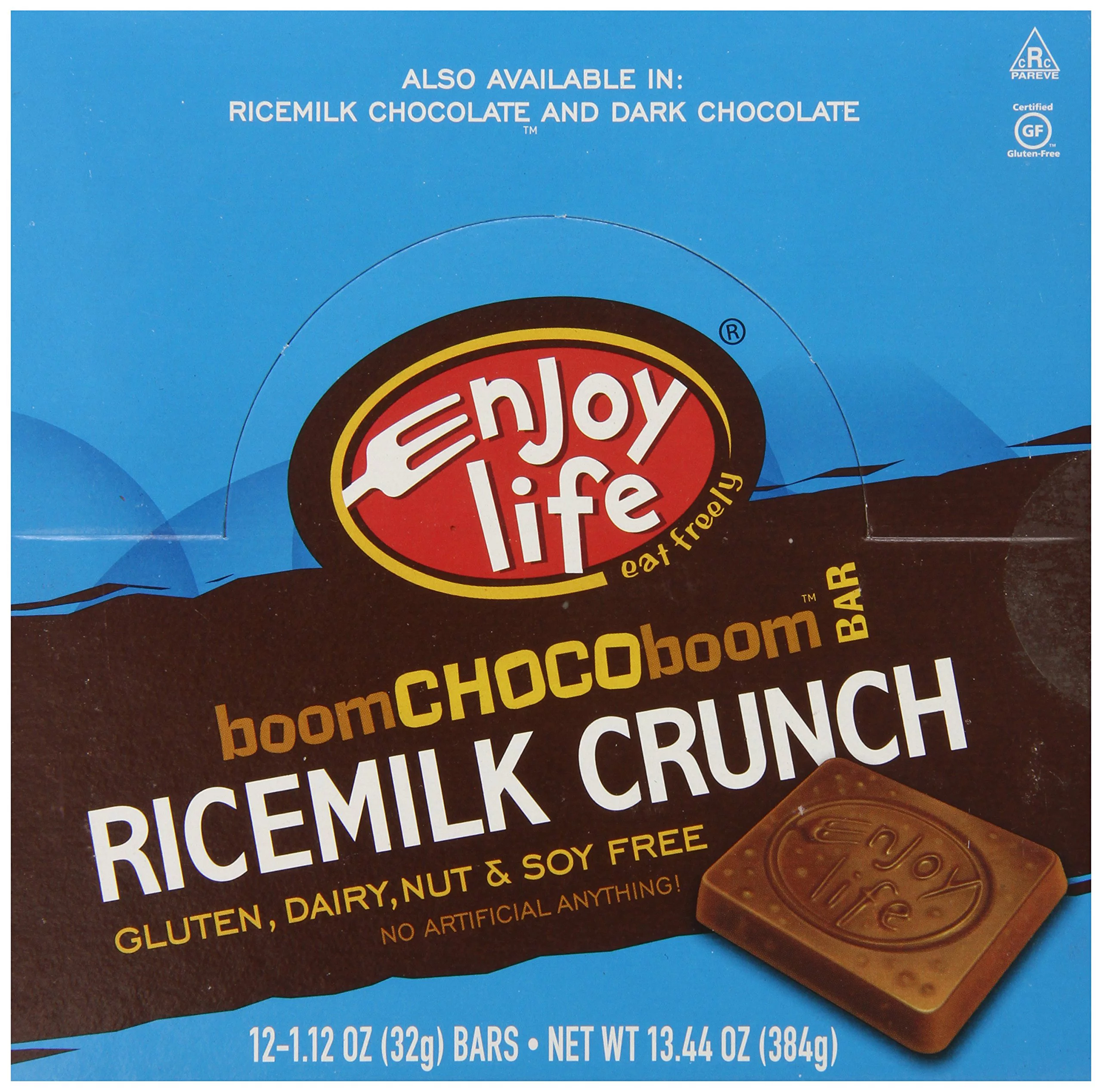 Enjoy Life Foods Milk Chocolate Crispy Rice Bar ( 24x1.12 OZ)