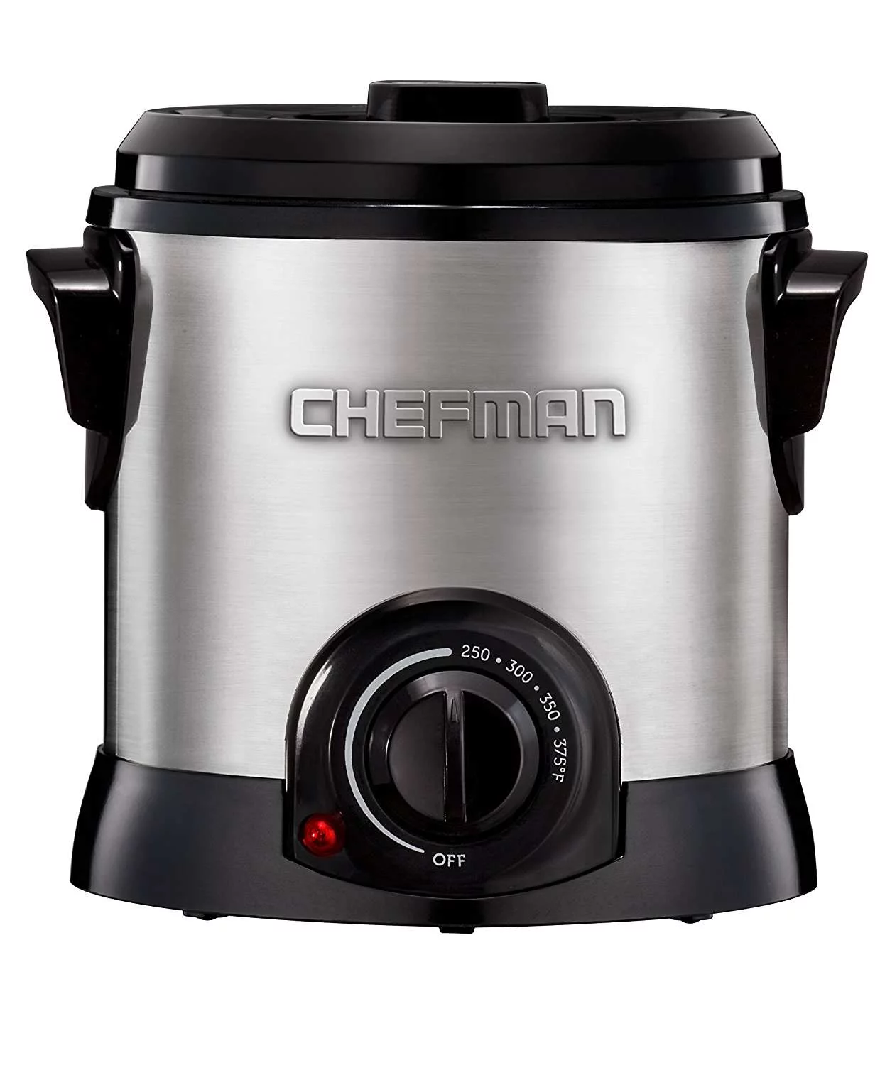 Chefman Fry Guy 1 Liter Deep Fryer w/ Adjustable Temperature Control - Stainless Steel, New