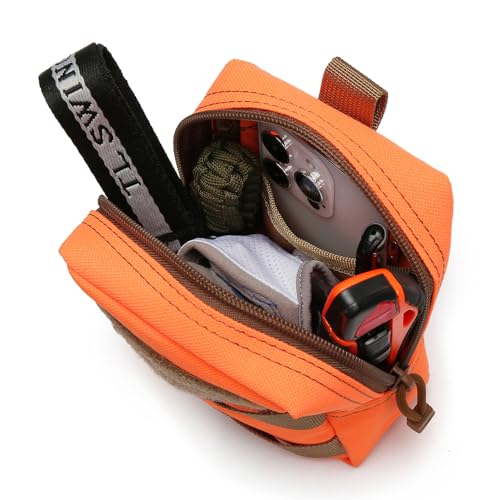 2 Pack Molle Pouches - Tactical Compact Water-Resistant EDC Pouch