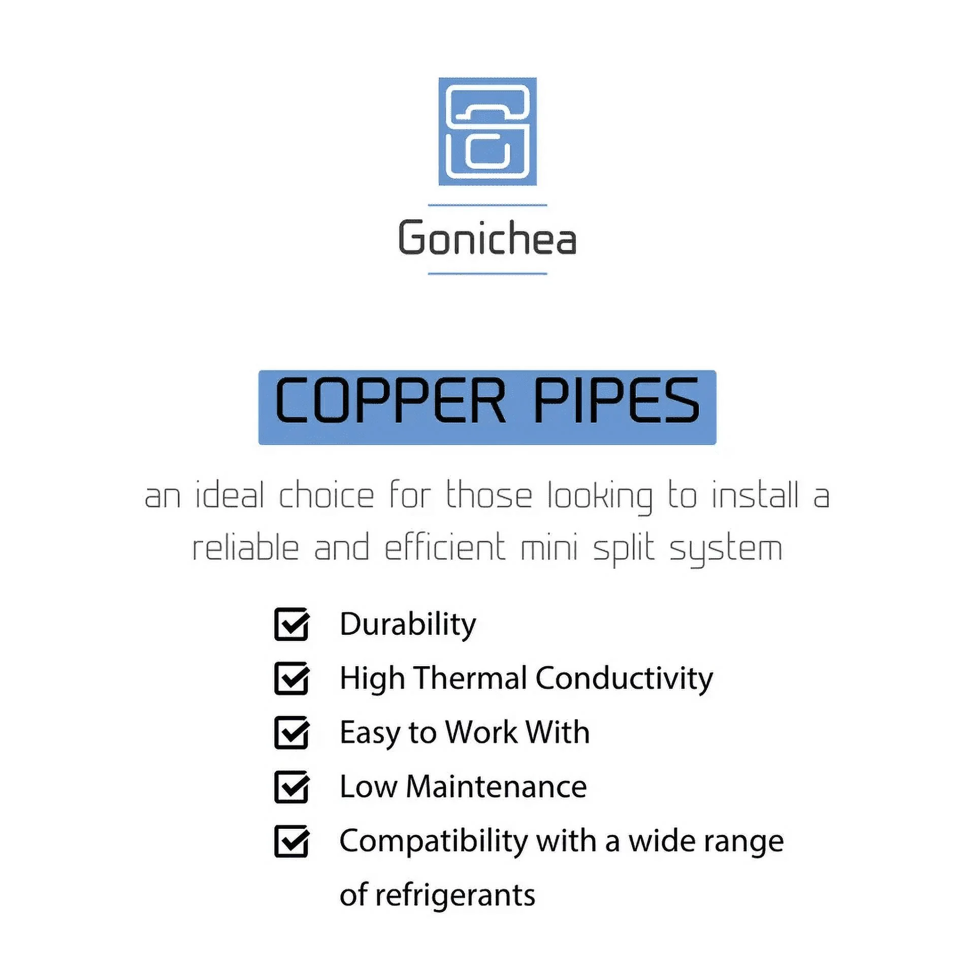 Daizuki® 12,000 BTU 22 SEER2 Ductless Mini-Split Inverter+ Air Conditioner Heat Pump System Full Set 110V. WIFI Included.