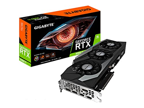 GIGABYTE GeForce RTX 3080 Ti Gaming OC 12G Graphics Card, 3X WINDFORCE Fans, 12GB 384-Bit GDDR6X, GV-N308TGAMING OC-12GD Video Card (Renewed)