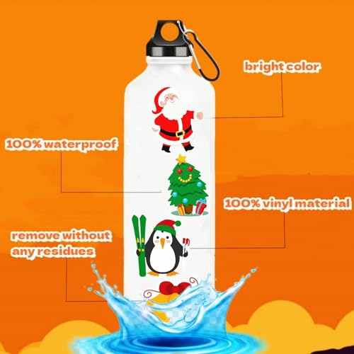 435PCS Christmas Gifts Tags Stickers, Christmas Labels Stickers Self-Adhesive for Holiday Gifts Presents Decorative Wrapping Paper Name Labels