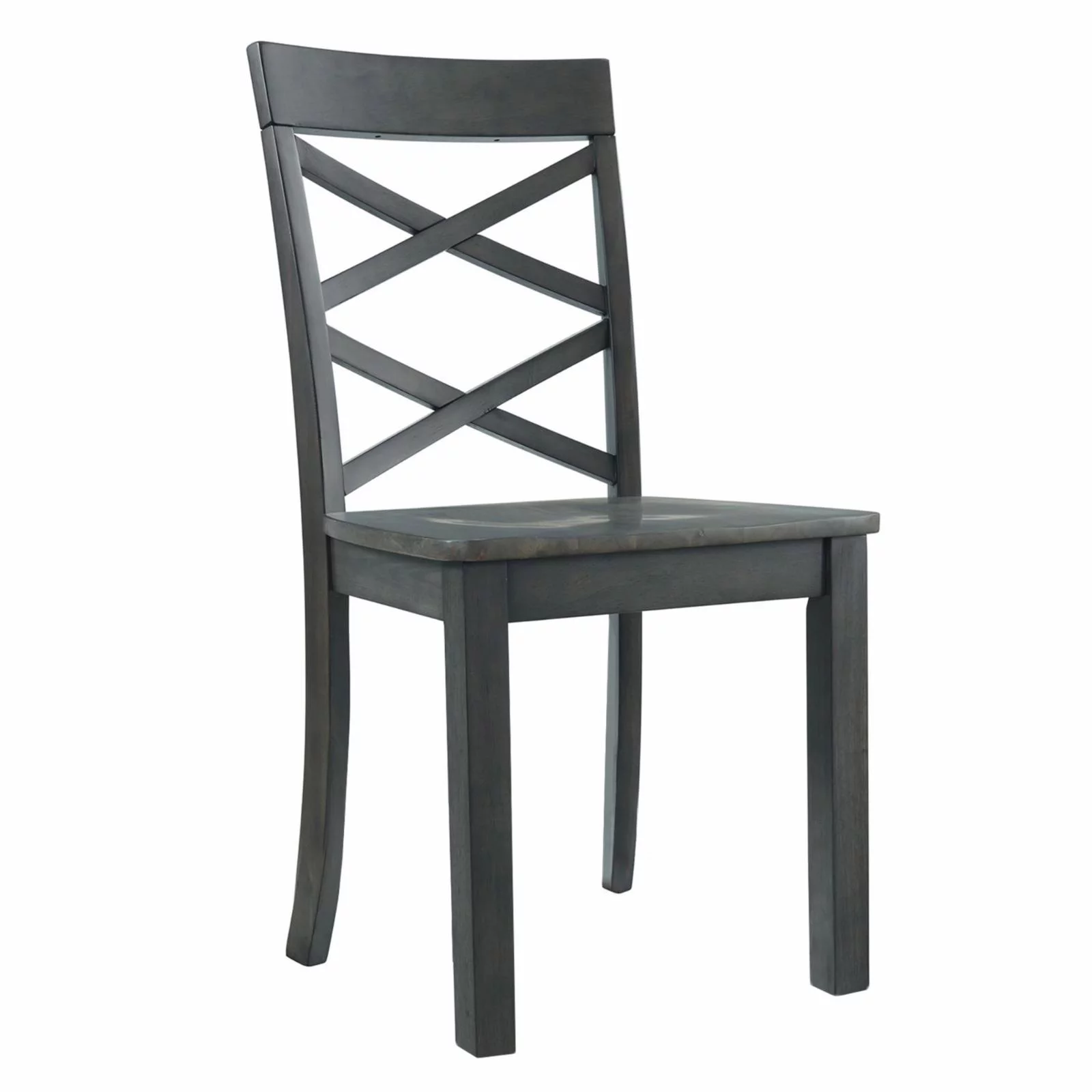 Picket House Furnishings Regan Standard Height Side Chair Set in Gray