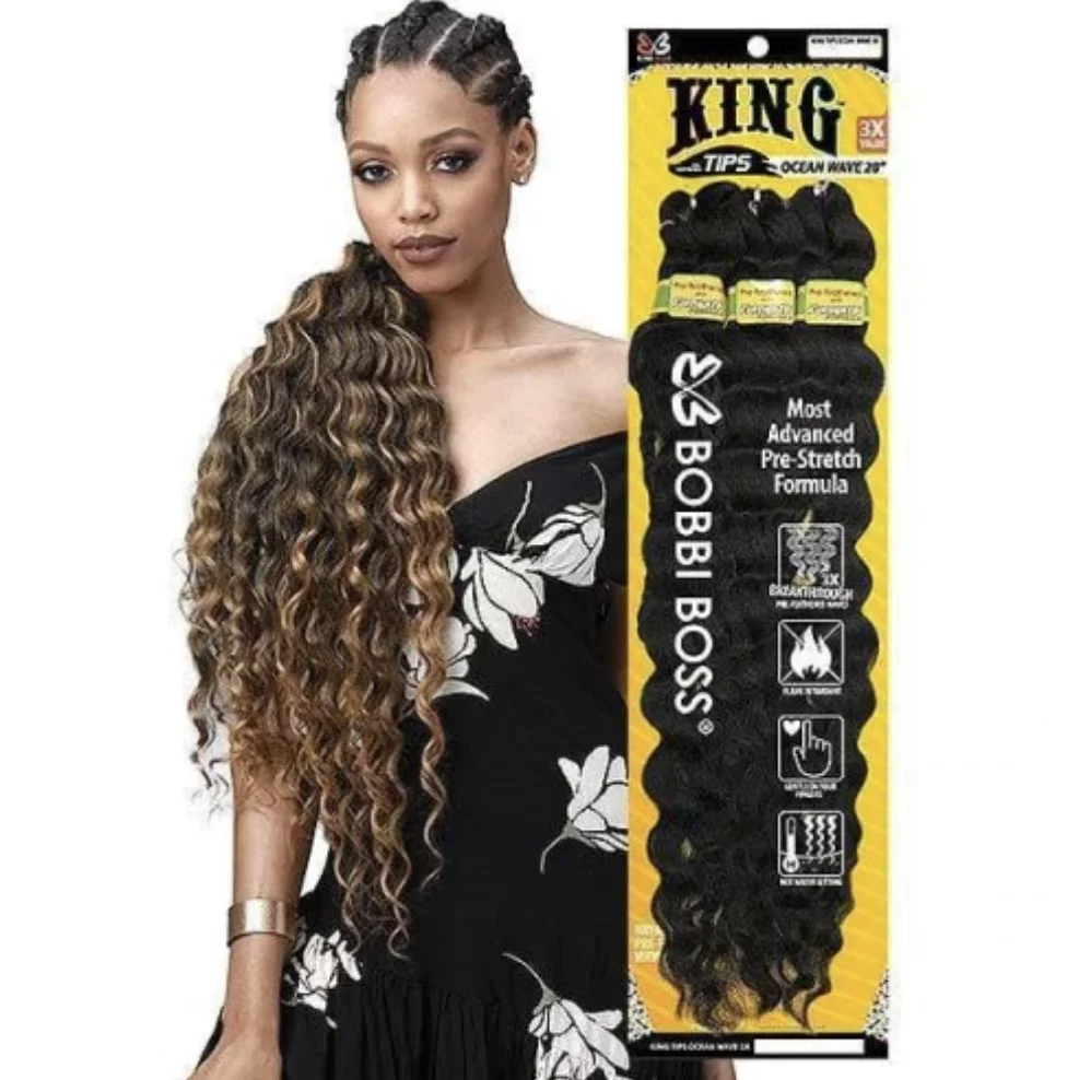 King Tips Ocean Wave (COLOR #1B - 3 pack)