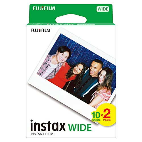 Fujifilm Instax Wide Instant Film, 2-Pack (White)