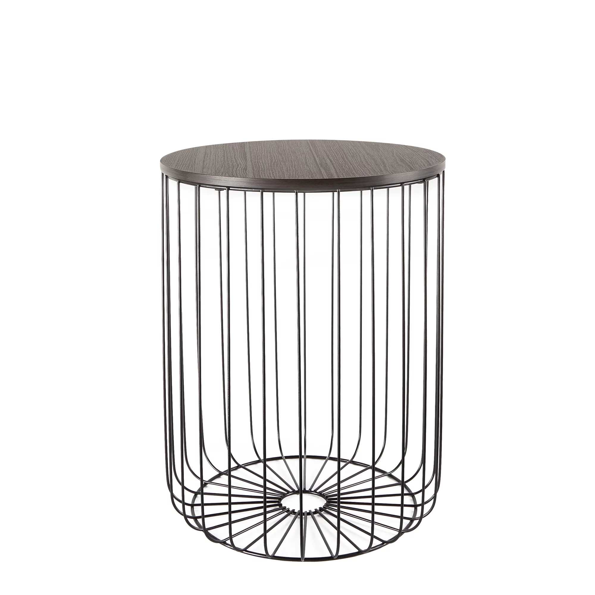 Better Homes & Gardens Storage Nesting Tables, Set of 2, Walnut Finish