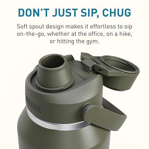 CamelBak Thrive Chug Insulated Stainless Steel Water Bottle Sky Blue, 32oz