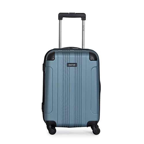 Kenneth Cole REACTION Out of Bounds Lightweight Hardshell 4-Wheel Spinner Luggage, Cobalt Blue, 20-Inch Carry On