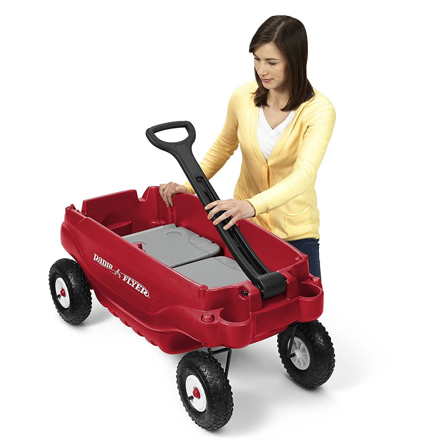 Radio Flyer Deluxe All-Terrain Pathfinder Wagon with Canopy