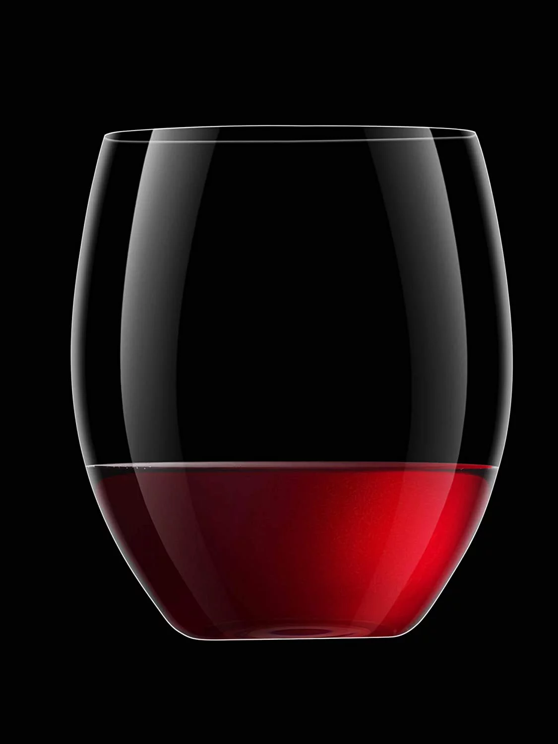 Luigi Bormioli Talismano Stemless Wine Glasses (Set of 4)