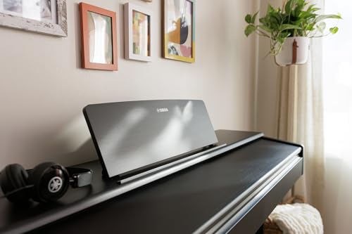 Yamaha Arius, 88-Key Weighted Action Digital Beginner and Intermediate Players, Dynamic Response, Grand Piano Sound, 3-Pedal Unit, Upright Design, Bench Included, Dark Rosewood (YDP105R)