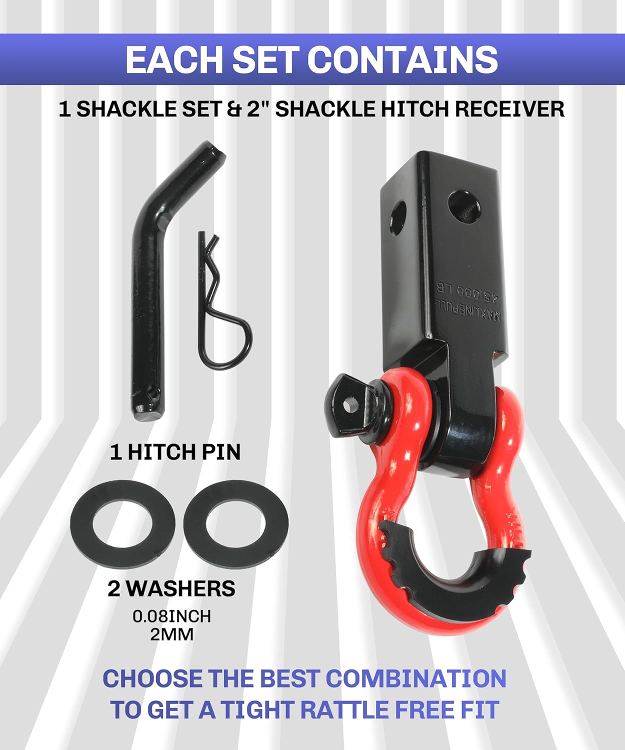 Shackle Hitch Receiver,Tow Hitch Receiver 2