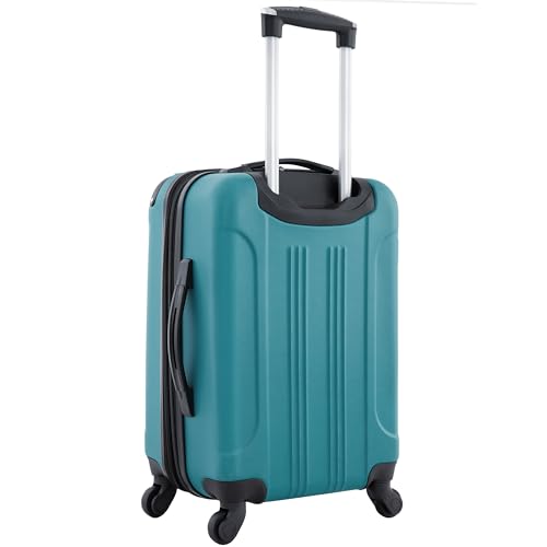 Travelers Club Chicago Hardside Expandable Spinner Luggage, Teal, 20