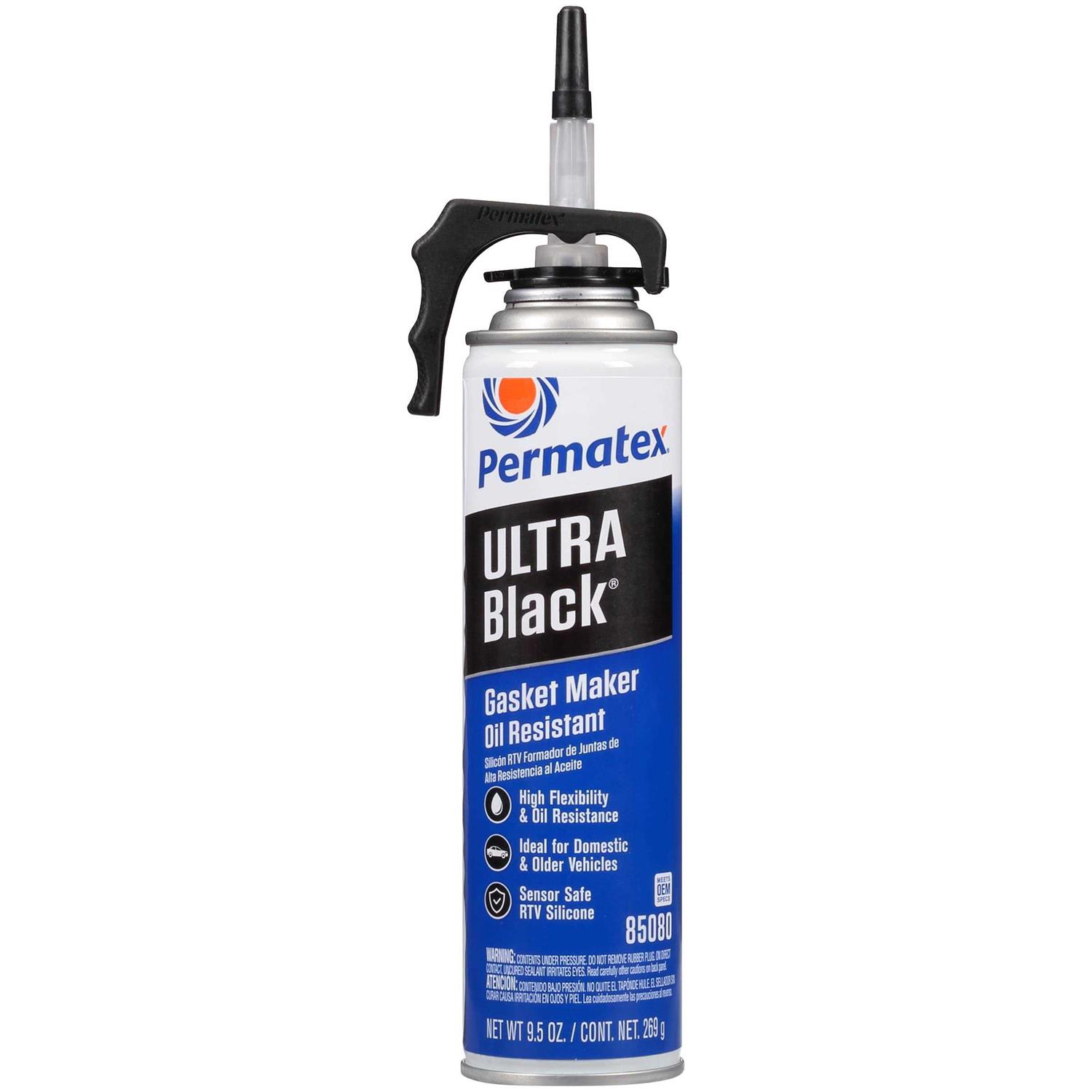 Permatex Ultra Black RTV Silicone Gasket Maker 85080