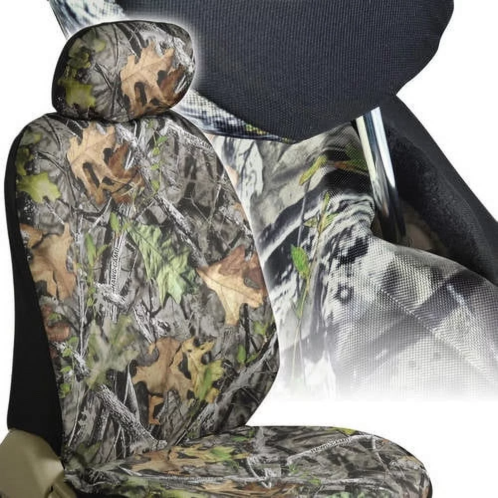 BDK Hawg Camo Full Car Seat Covers, Full Front and Rear Set, 9 Pieces