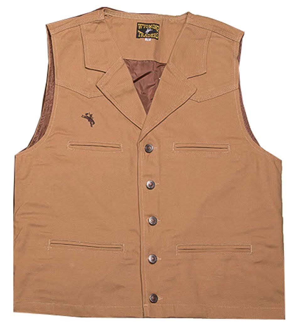 Wyoming Traders Men&s Bronco Canvas Vest