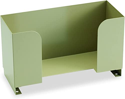 MMF Industries STEELMASTER File Organizer for Desk | 8 Sections | Black Color | Scratch & Chip-Resistant Finish | Non-Skid Feet | Steel Office File Organizer