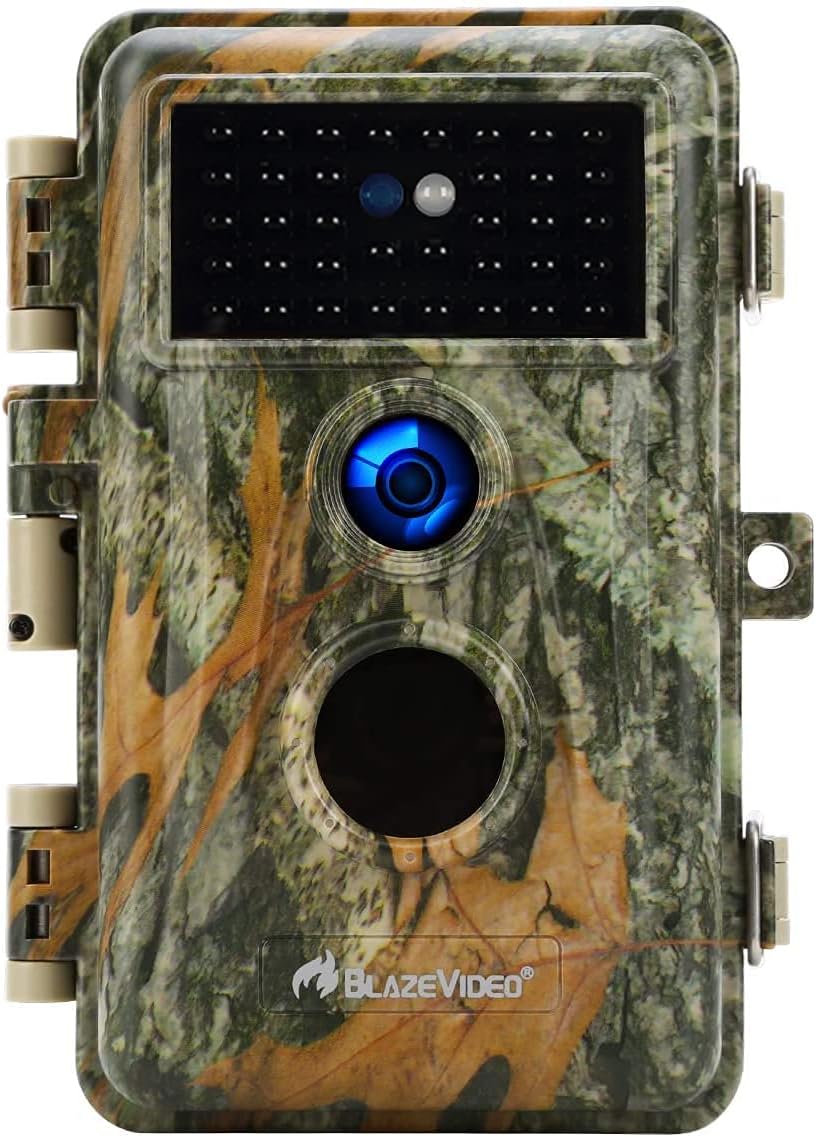 2-Pack Outdoor Camo No Glow Game & Deer Trail Cameras Night Vision 24MP 1296P MP4 Video for Hunting Wildlife & Home Surveillance Motion Activated Waterproof Field & Backyard Camera Photo & Video Model