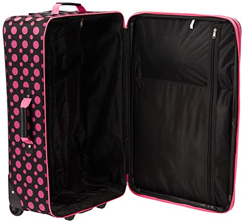 Rockland Fashion Softside Upright Luggage Set, Beach