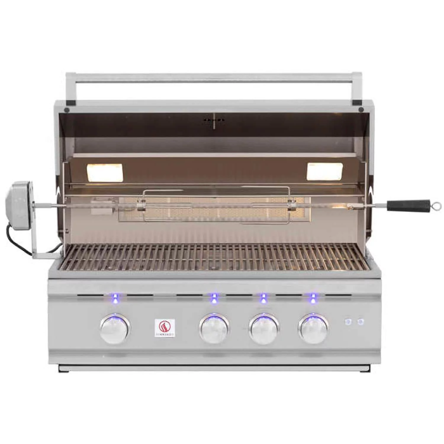 Summerset TRL 32-Inch 3-Burner Built-In Natural Gas Grill With Rotisserie - TRL32-NG