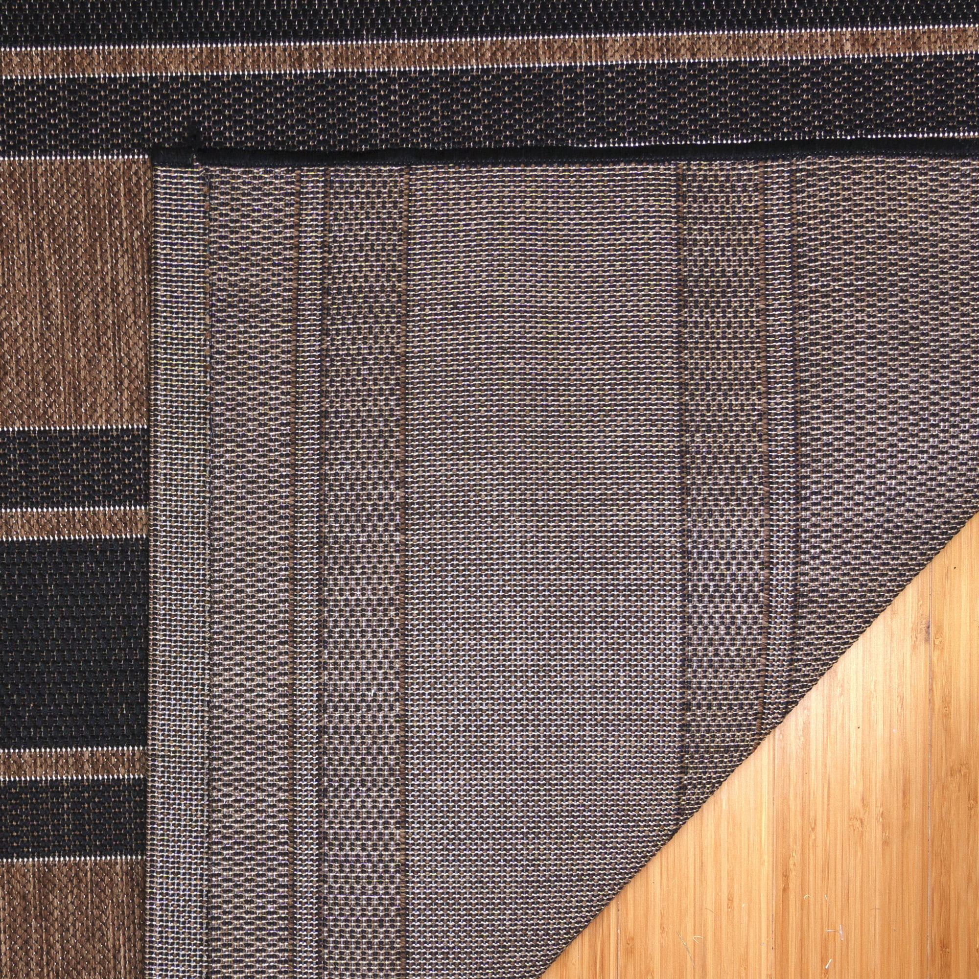 Gertmenian Paseo Castro Modern Striped Havana Outdoor Area Rug, 8x10