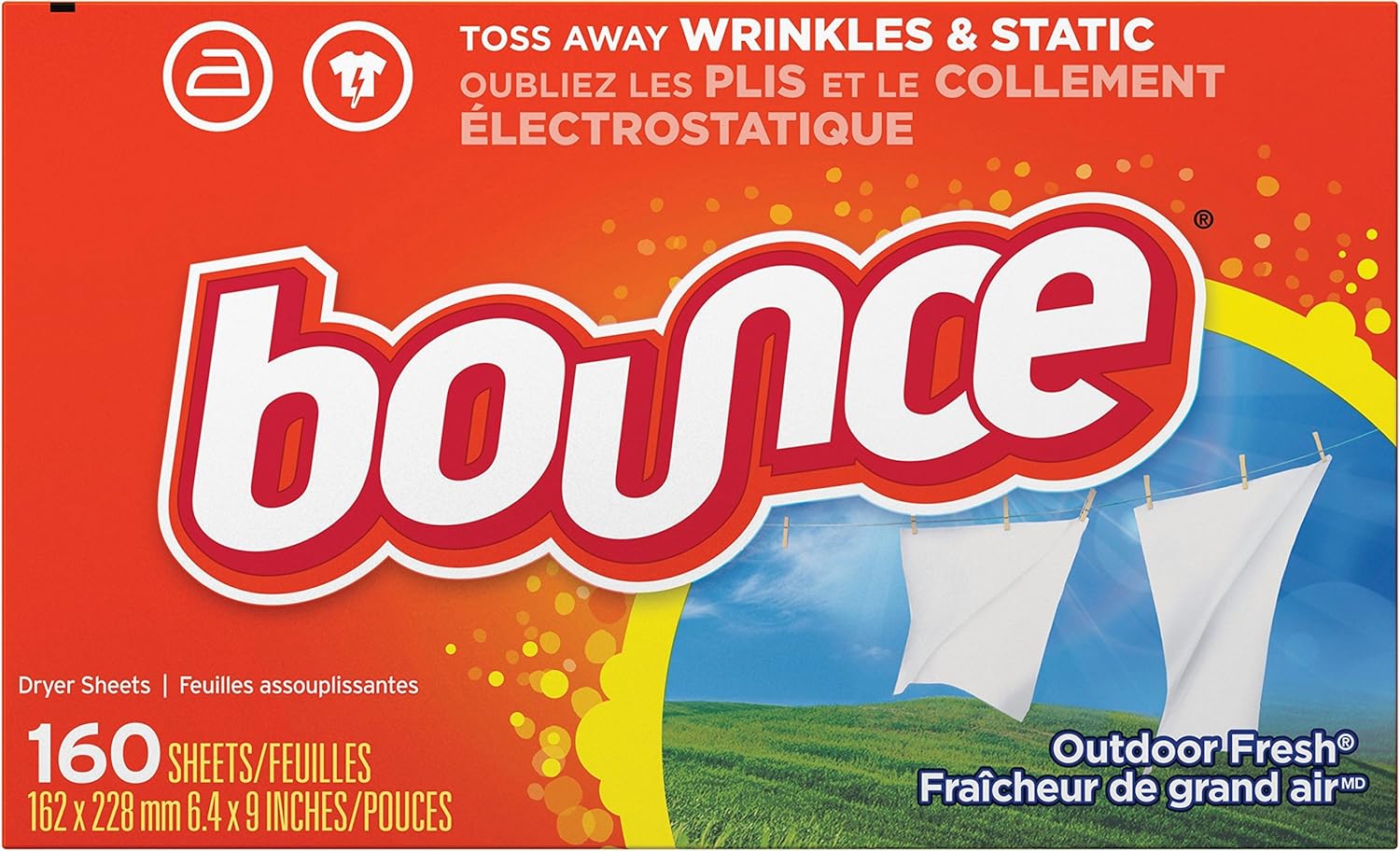 Bounce Outdoor Fresh Dryer Sheets, 160 Sheets