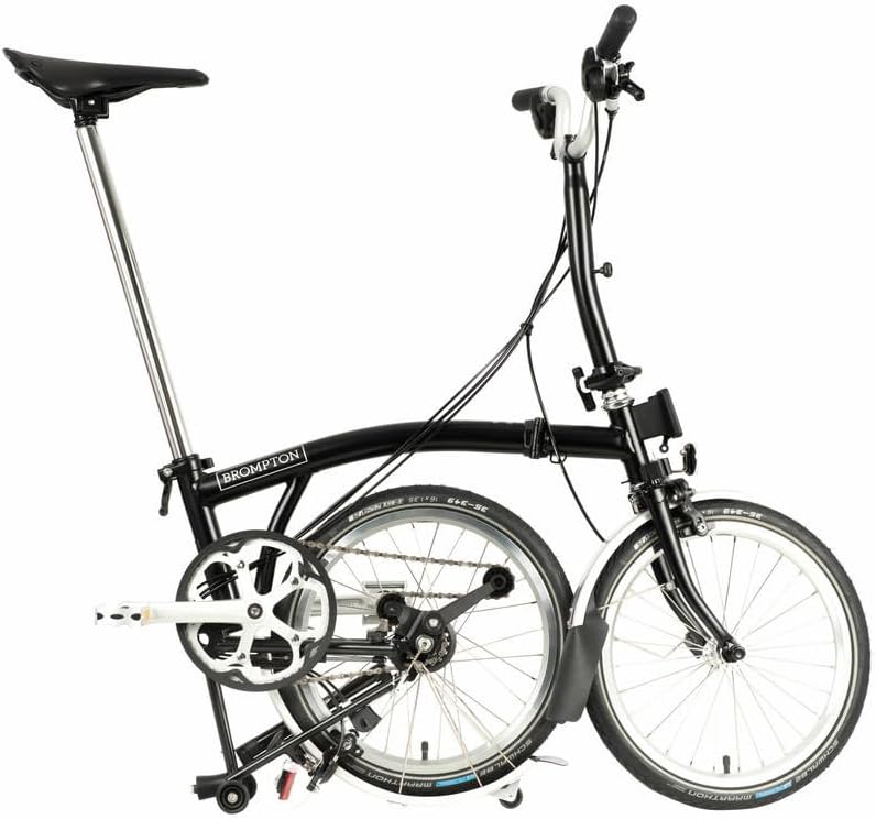 Brompton C Line 6 Speed Folding Bike - Mid (Black)