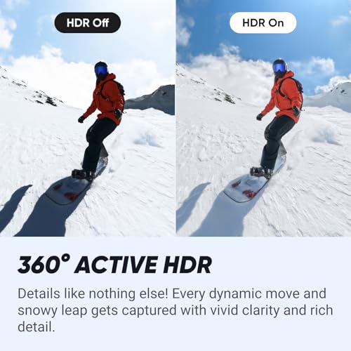 Insta360 X4 Standard Bundle - Waterproof 8K 360 Action Camera, 4K Wide-Angle Video, Invisible Selfie Stick Effect, Removable Lens Guards, 135 Min Battery Life, AI Editing, Stabilization