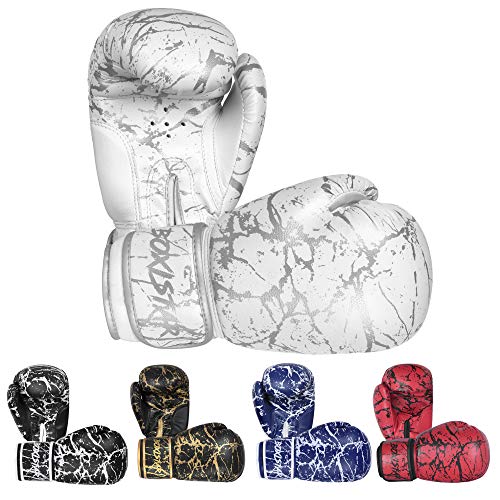 Boxistar Boxing Gloves - Men's & Women's, 8 oz to 16 oz with Optimal Padding